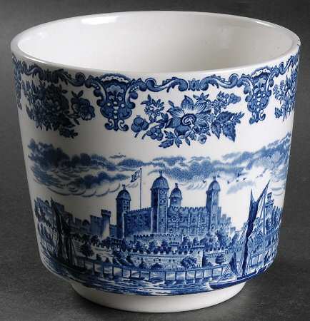 Royal Homes of Britain Blue Medium Cachepot
