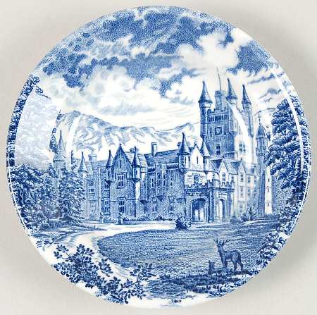 Royal Homes of Britain Blue 4" Ashtray