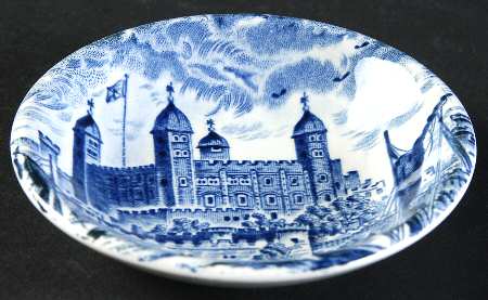 Royal Homes of Britain Blue Butter Pat