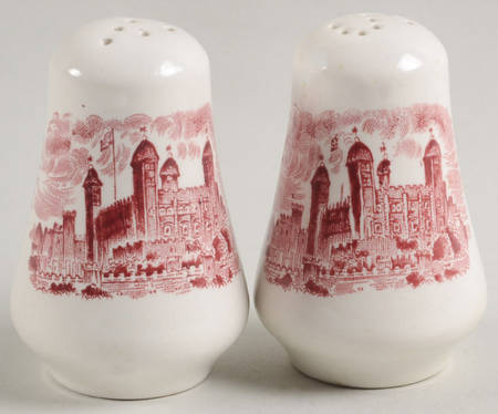 Royal Homes of Britain Pink Salt & Pepper Set