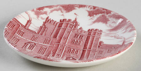Royal Homes of Britain Pink Coaster