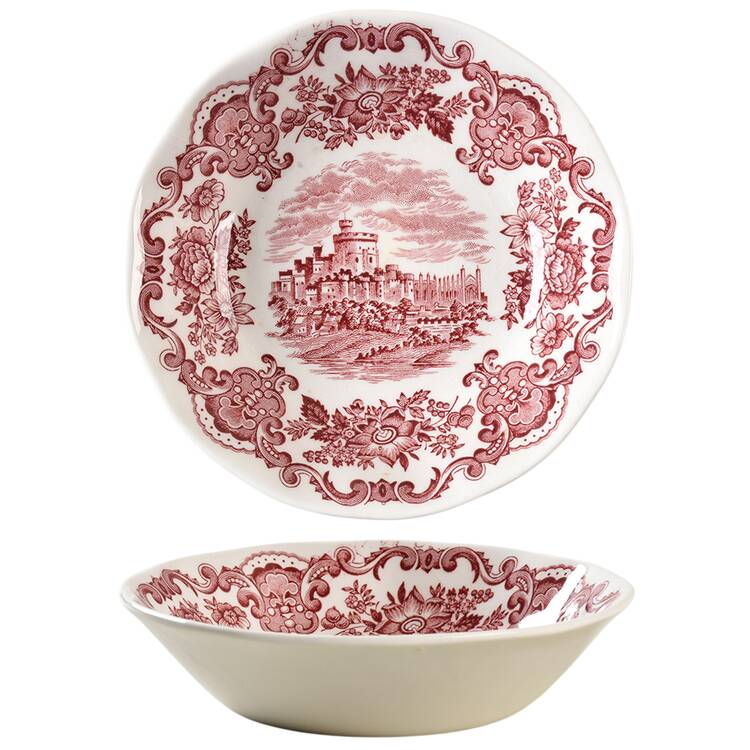 Royal Homes of Britain Pink Fruit/Dessert (Sauce) Bowl