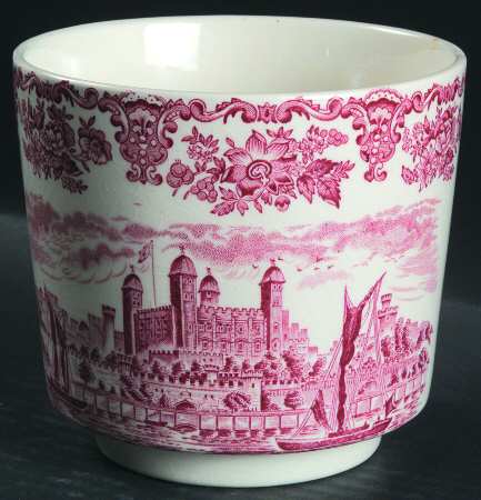 Royal Homes of Britain Pink Medium Cachepot