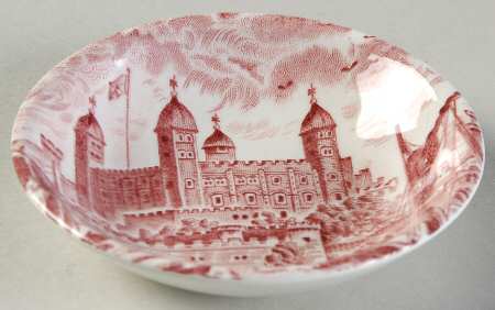 Royal Homes of Britain Pink Butter Pat