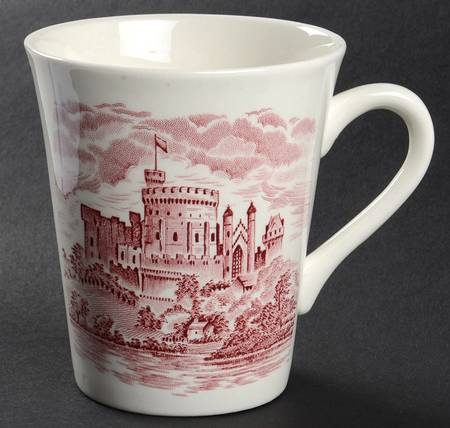 Royal Homes of Britain Pink Mug