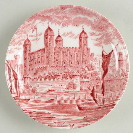 Royal Homes of Britain Pink Coaster