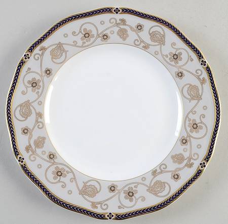 Royal Lapis Accent Luncheon Plate