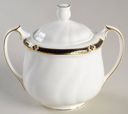Royal Lapis Sugar Bowl & Lid
