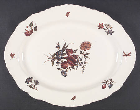 Robert Sprays 17" Oval Serving Platter