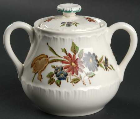 Robert Sprays Sugar Bowl & Lid