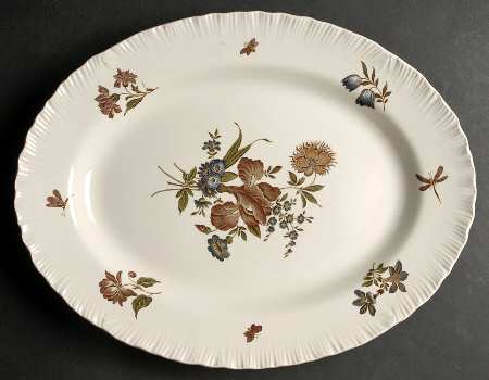 Robert Sprays 16" Oval Serving Platter