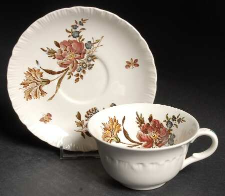 Robert Sprays Flat Cup & Saucer Set