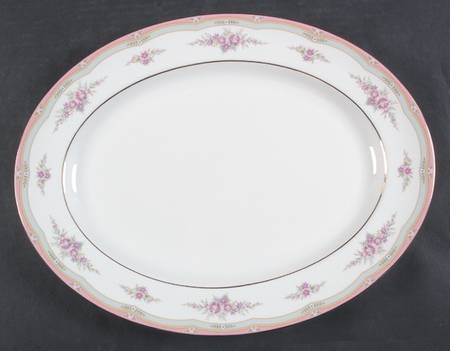 Rosalie 15" Oval Serving Platter