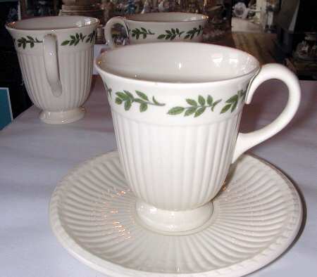 Rosalind Footed Demitasse Cup & Saucer Set