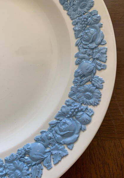 Rose (Lav On Cc) Dinner Plate