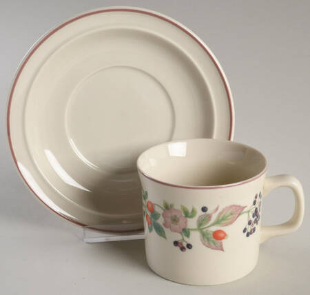 Roseberry Flat Cup & Saucer Set
