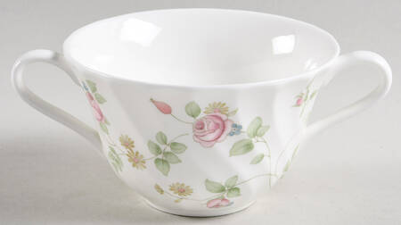 Rosehip Flat Cream Soup Bowl