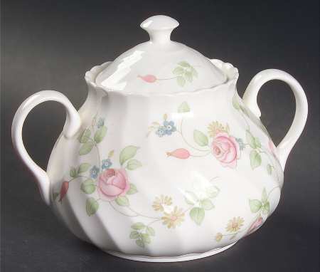 Rosehip Sugar Bowl & Lid