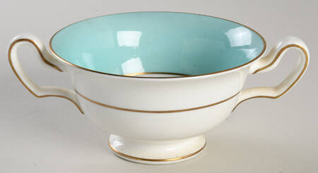 Rosemary Footed Cream Soup Bowl