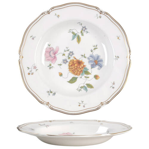 Rosemeade Large Rim Soup Bowl