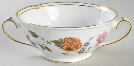 Rosemeade Footed Cream Soup Bowl