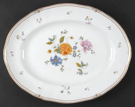 Rosemeade 13" Oval Serving Platter