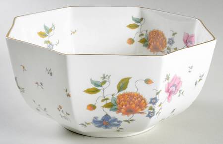 Rosemeade 8" Octagonal Vegetable Bowl