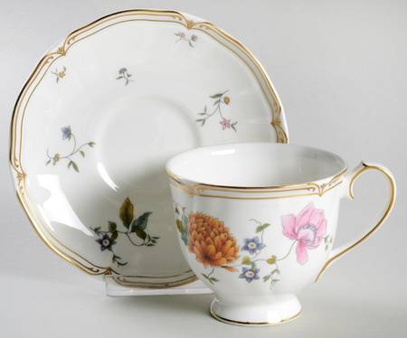 Rosemeade Footed Cup & Saucer Set