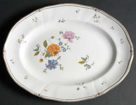 Rosemeade 14" Oval Serving Platter