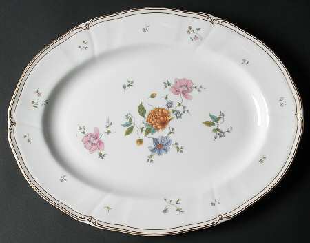 Rosemeade 15" Oval Serving Platter
