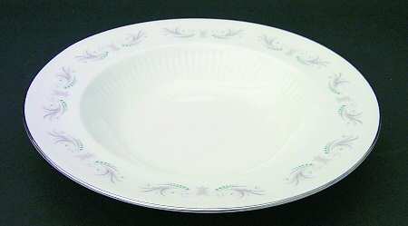 Rouen (Platinum Trim) Rim Soup Bowl