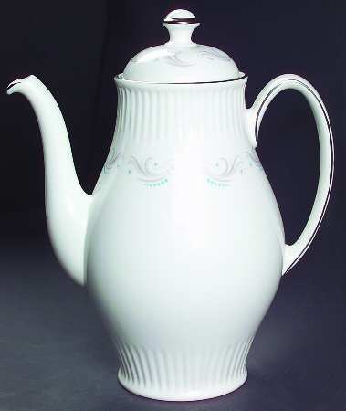 Rouen (Platinum Trim) Coffee Pot & Lid