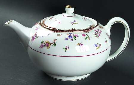 Rouen (Gold Trim) Teapot & Lid