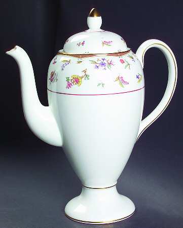 Rouen (Gold Trim) Coffee Pot & Lid