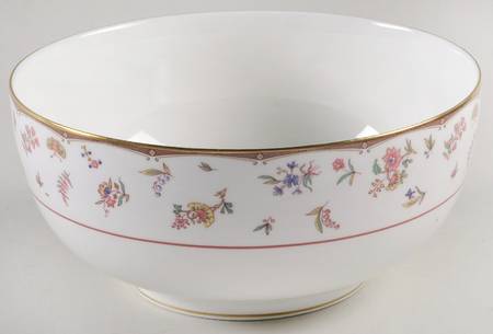 Rouen (Gold Trim) 8" Round Vegetable Bowl