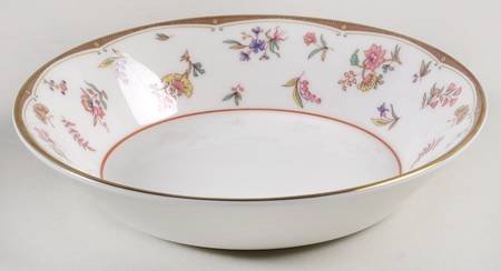 Rouen (Gold Trim) Fruit/Dessert (Sauce) Bowl