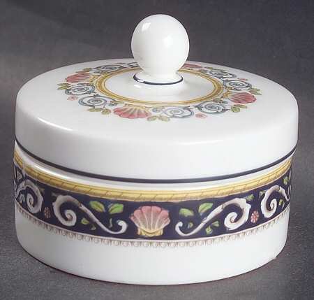 Runnymede Blue 3" Round Box & Lid