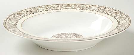 Runnymede Cream Rim Soup Bowl
