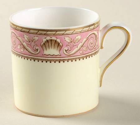 Runnymede Pink Bond Shape Demitasse Cup