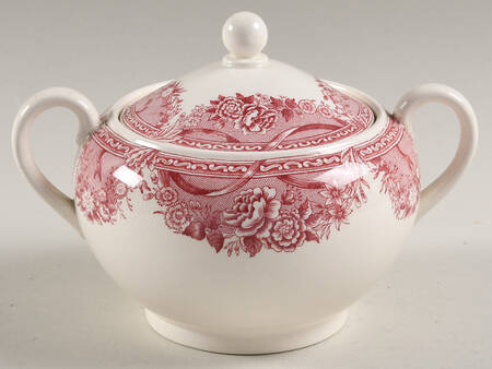 Salem College Mulberry Sugar Bowl & Lid