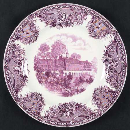 Salem College Mulberry Dinner Plate