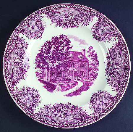 Salem College Mulberry Dinner Plate