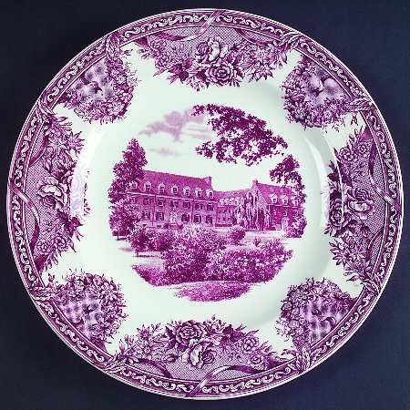 Salem College Mulberry Dinner Plate