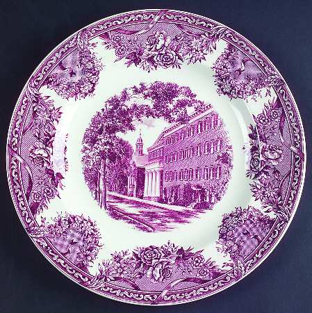 Salem College Mulberry Dinner Plate
