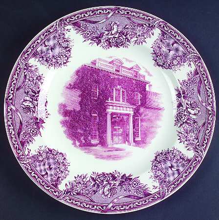 Salem College Mulberry Dinner Plate