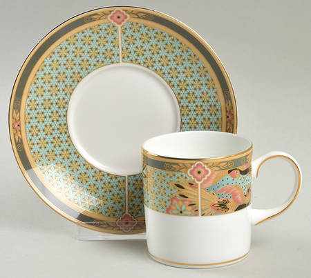 Samarkhand Can Shape Demitasse Cup and Saucer Set