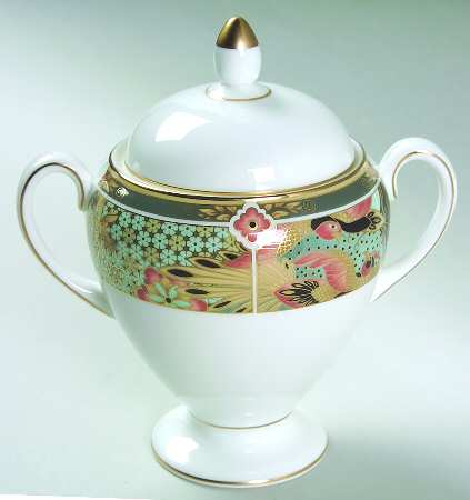Samarkhand Globe Shape Sugar Bowl & Lid