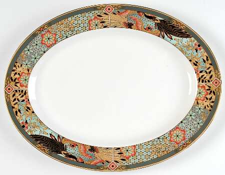 Samarkhand 15" Oval Serving Platter