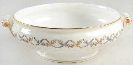 Sandringham Blue Round Vegetable No Lid