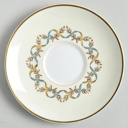 Sandringham Blue Saucer for Cream Soup Bowl